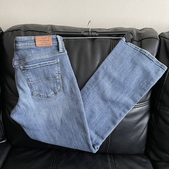 Lucky Brand Easy Rider Jeans Women's Size 6/28 Ankle mid-rise stretch Denim - Picture 1 of 10